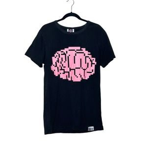 Cranium black pink graphic short sleeves t shirt size M